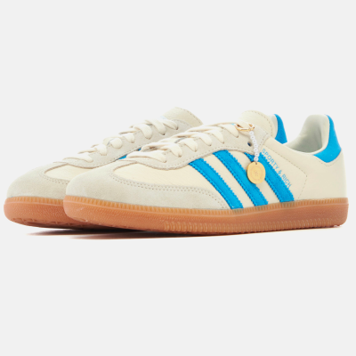 Sporty & Rich x Adidas Samba Cream Blue купить в интернет-магазине Kicksmania
