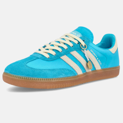 Sporty & Rich x Adidas Samba Blue Cream купить в интернет-магазине Kicksmania