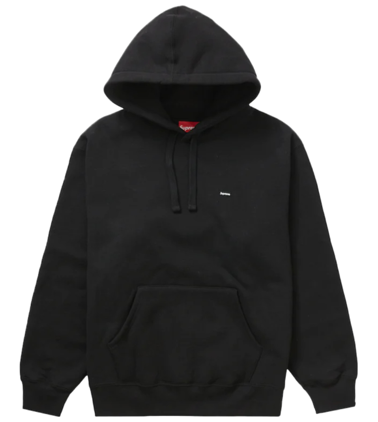 Supreme Small Box Drawcord Hooded Sweatshirt Black KicksMania