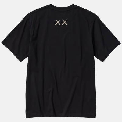 Футболка KAWS x Uniqlo Black купить в интернет-магазине Kicksmania
