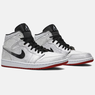 Clot x Air Jordan 1 Mid Fearless Edison Silk купить в интернет-магазине Kicksmania