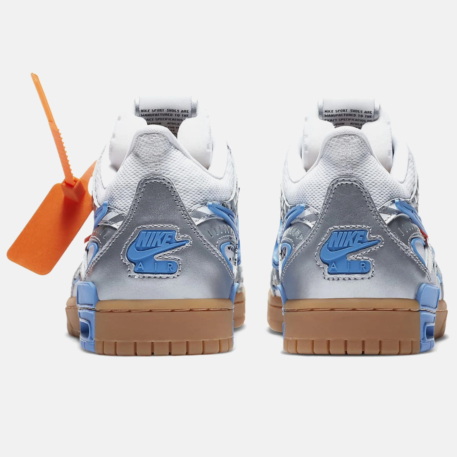 Off white rubber slides 2025