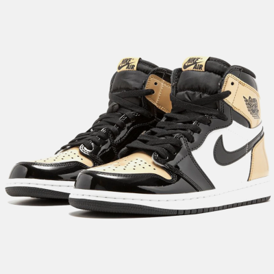 Air Jordan 1 Retro High NRG Gold Toe Patent купить в интернет-магазине Kicksmania