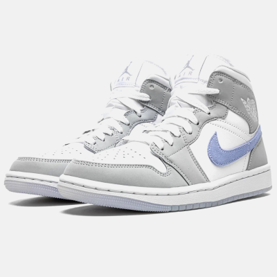 Air Jordan 1 Mid Wolf Grey купить в интернет-магазине Kicksmania