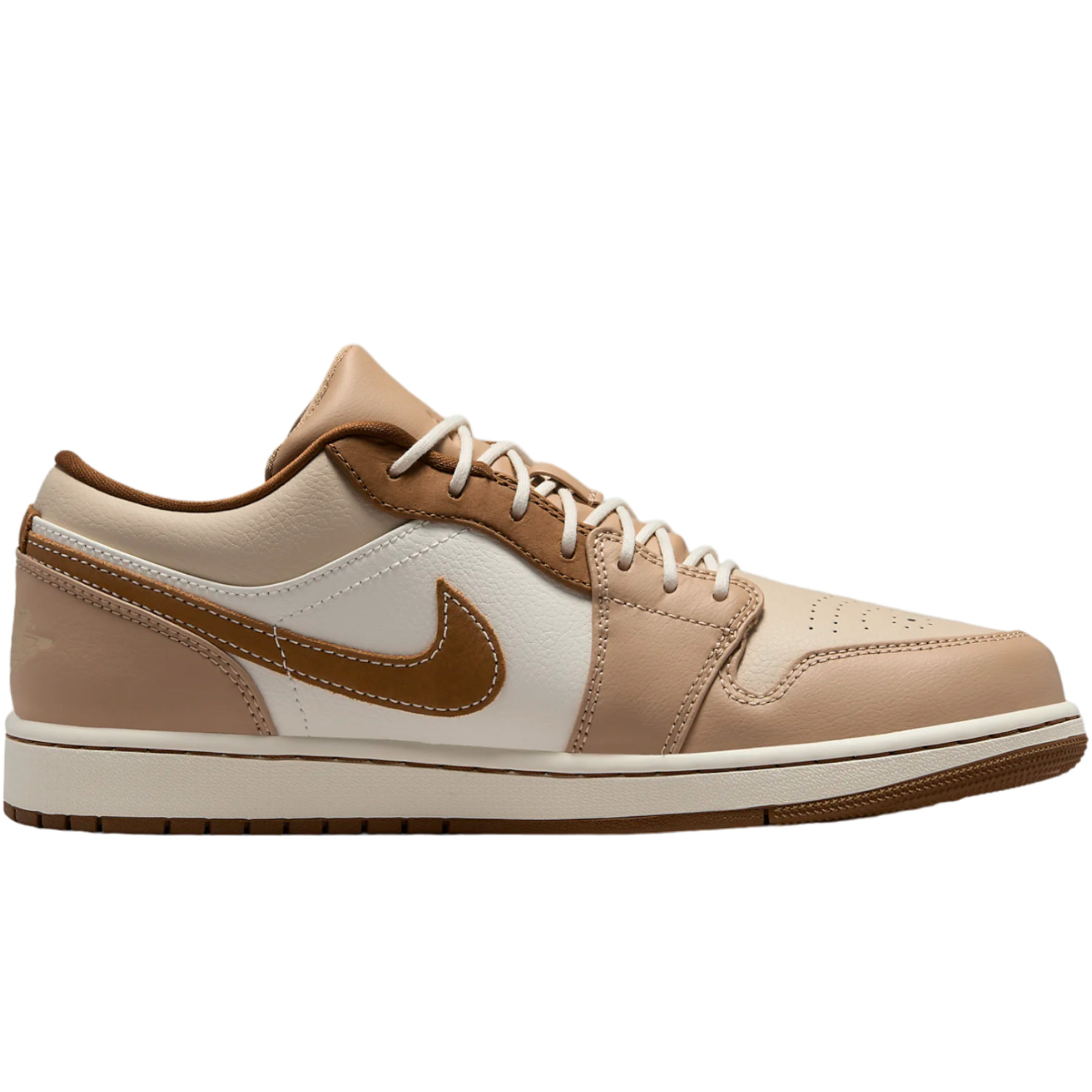 Air Jordan 1 Low Tan Brown KicksMania