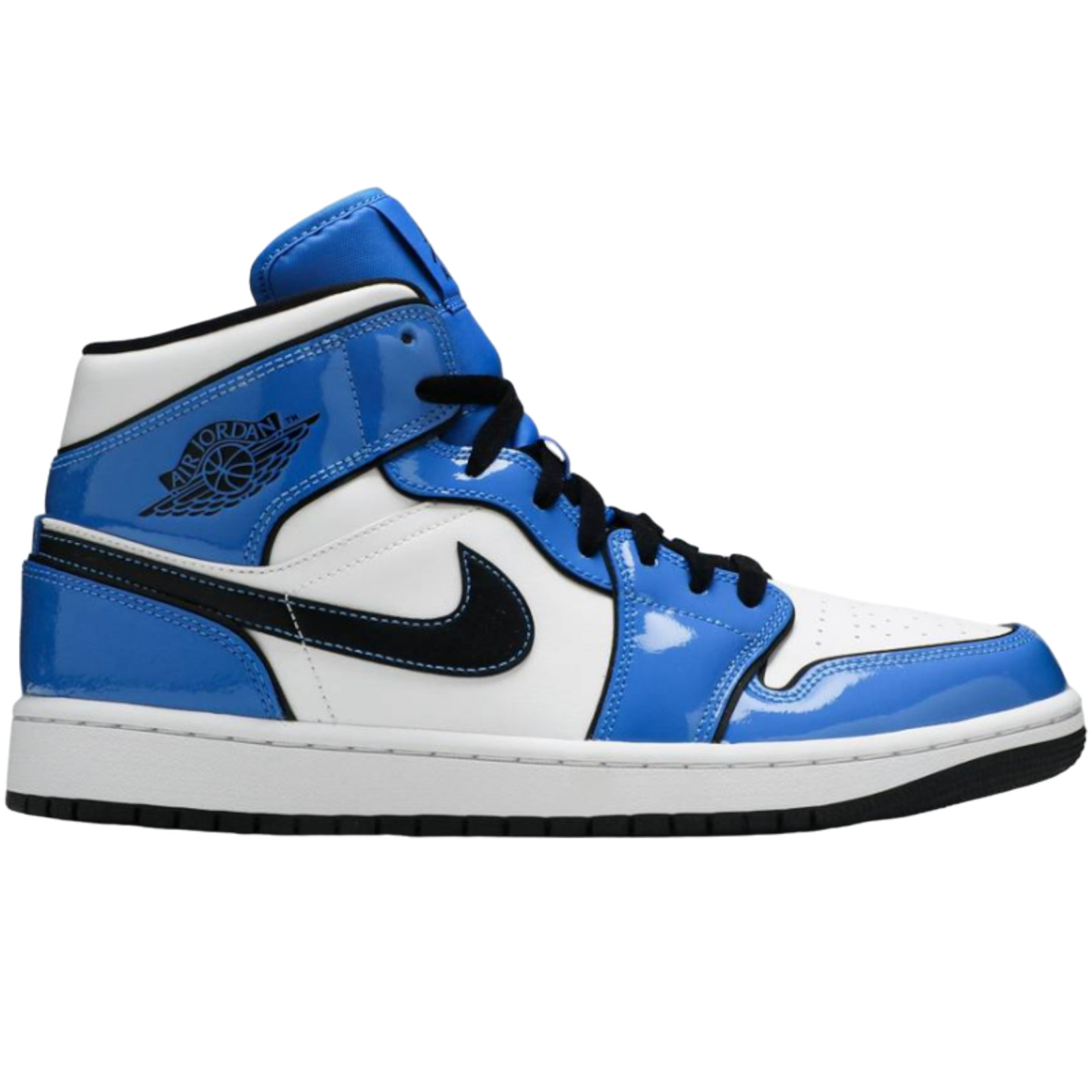 Air Jordan 1 Mid Signal Blue KicksMania