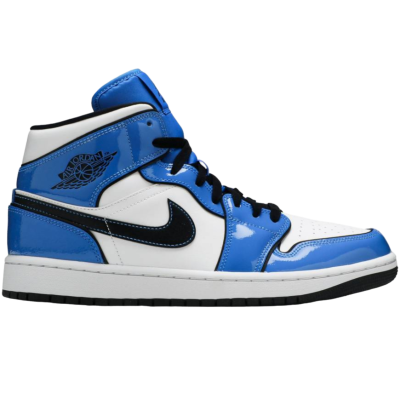 Air Jordan 1 Mid Signal Blue купить в интернет-магазине Kicksmania