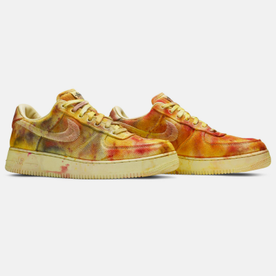 Stussy x Lookout & Wonderland x Air Force 1 Hand Dyed — Yellow купить в интернет-магазине Kicksmania