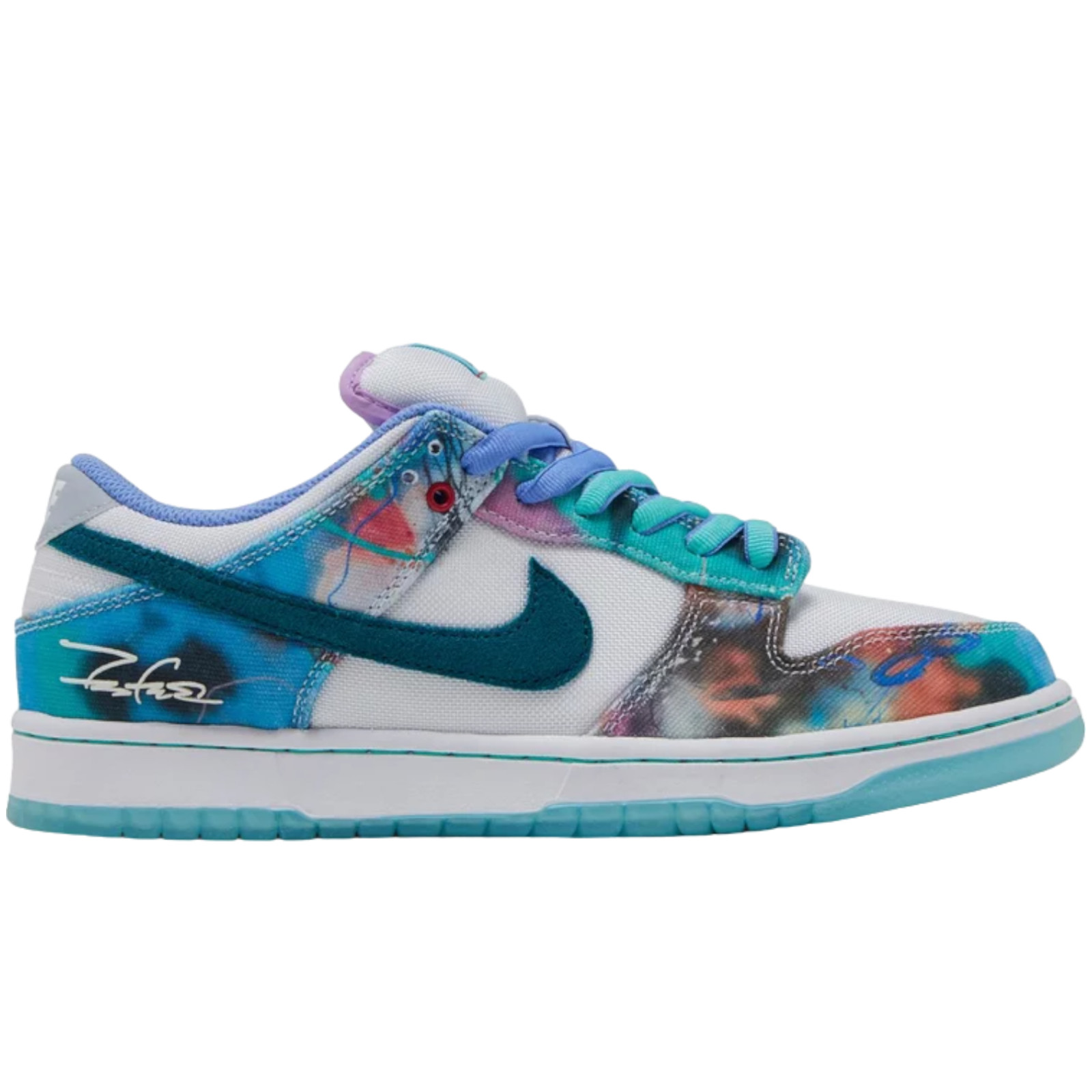 Nike SB Dunk Low Futura Laboratories Bleached Aqua KicksMania