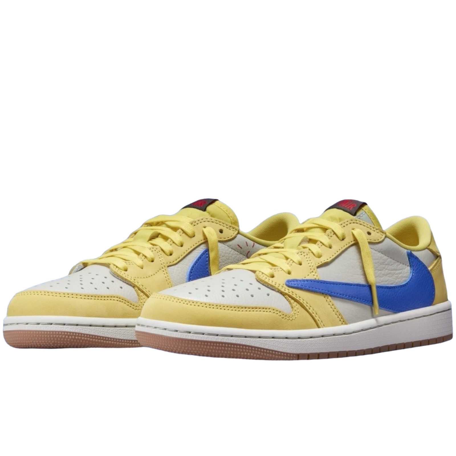 Travis Scott x Air Jordan 1 Low Canary купить оригинальные