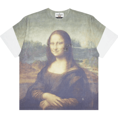 Футболка Supreme x Stone Island Mona Lisa купить в интернет-магазине Kicksmania