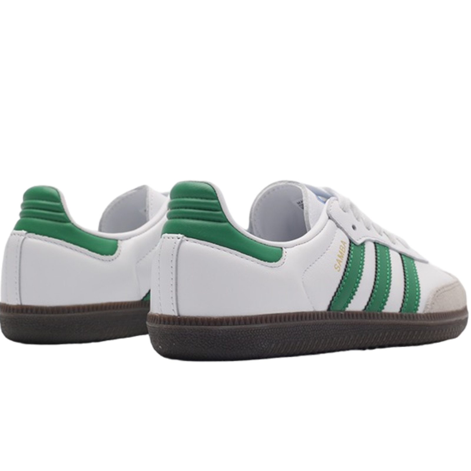 White and green adidas on sale