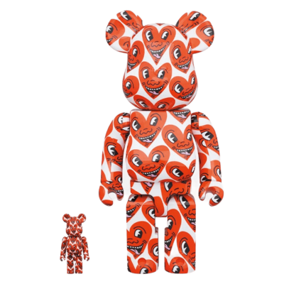 BearBrick Keith Haring 400% + 100% купить в интернет-магазине Kicksmania
