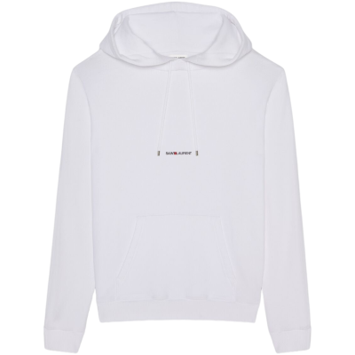 Saint laurent hoodie white hotsell