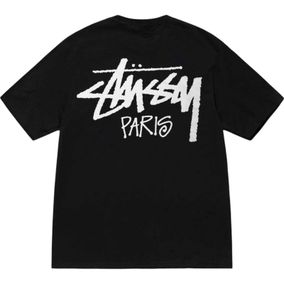 Футболка Stussy Paris Black купить в интернет-магазине Kicksmania