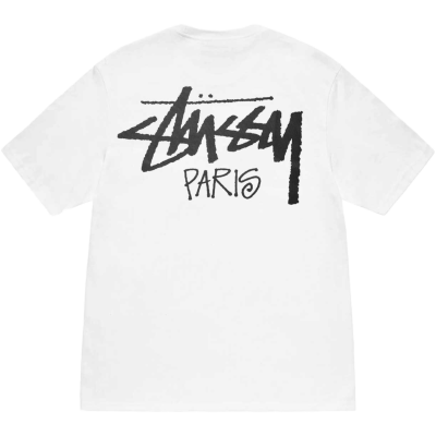 Футболка Stussy Paris White купить в интернет-магазине Kicksmania