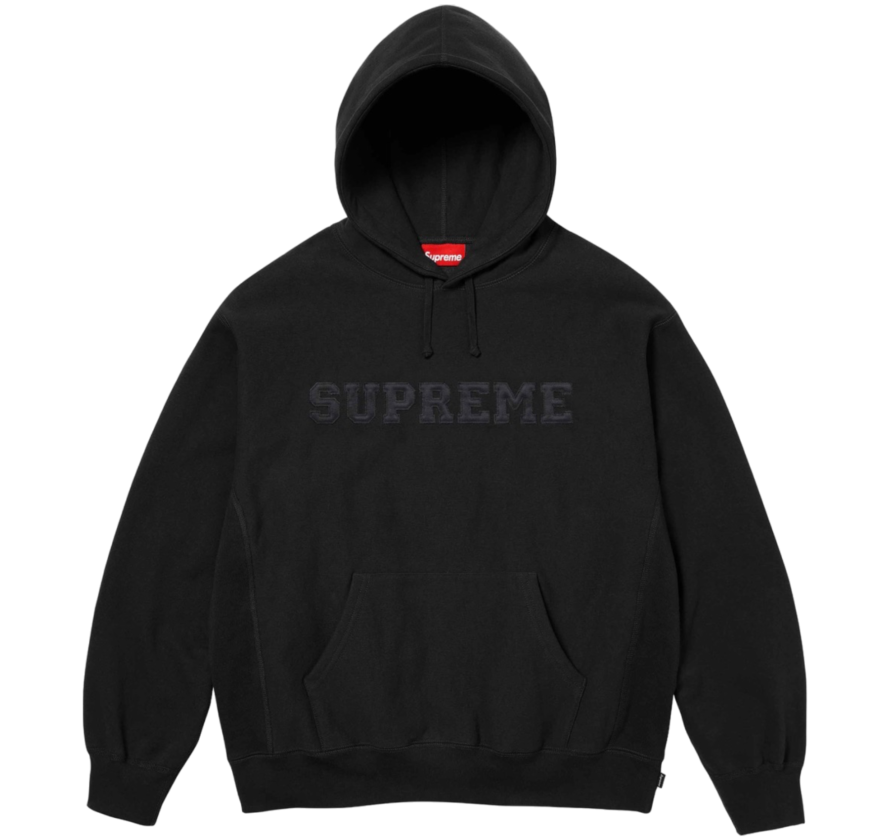 Supreme Collegiate Hoodie Black KicksMania