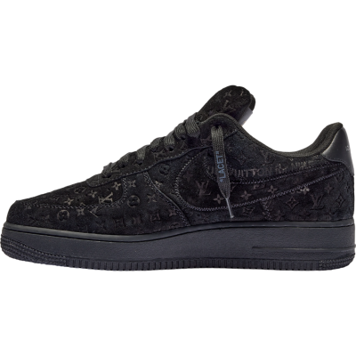 Louis Vuitton x Nike Air Force 1 Low Black KicksMania