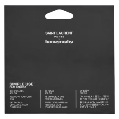 Пленочный фотоаппарат Saint Laurent x Lomography купить в интернет-магазине Kicksmania