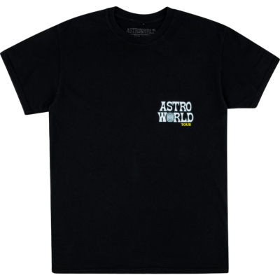 Футболка Travis Scott Astroworld Staff Tee Black купить в интернет-магазине Kicksmania