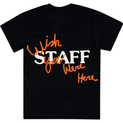 Футболка Travis Scott Astroworld Staff Tee Black купить в интернет-магазине Kicksmania
