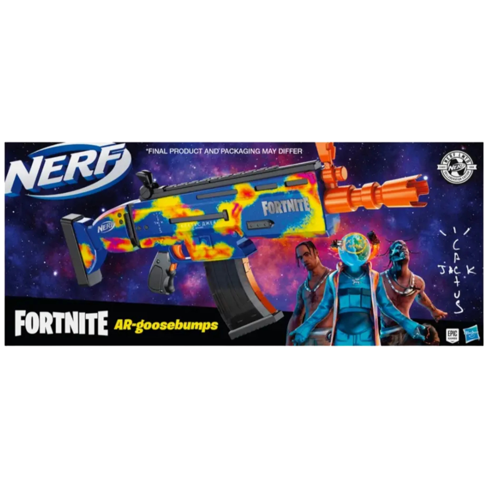 Travis Scott x NERF × Fortnite Cactus Jack купить с доставкой по