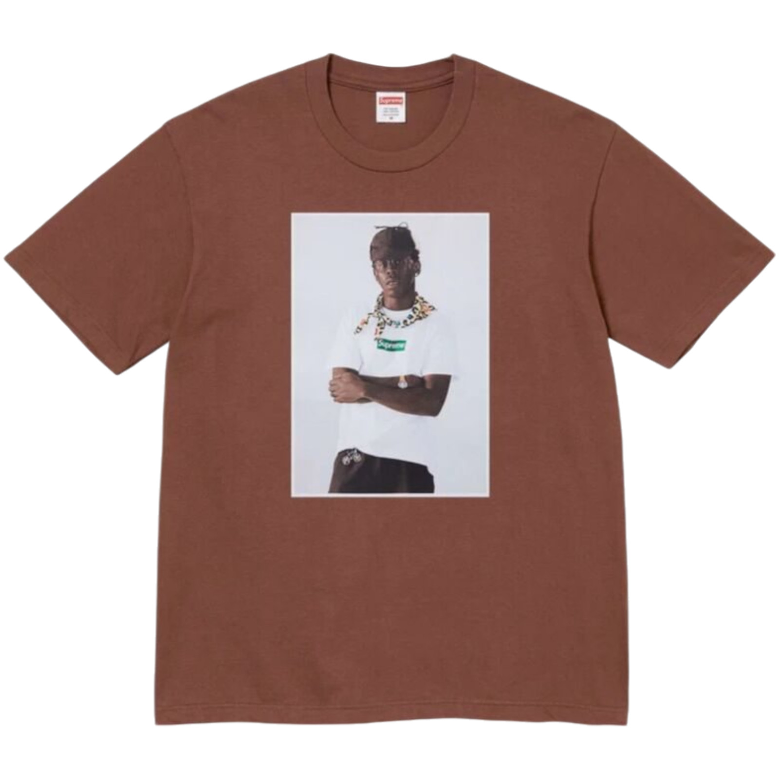 Brown supreme shirt clearance