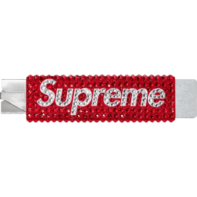 Нож Supreme Swarovski Crystal Box Red купить в интернет-магазине Kicksmania