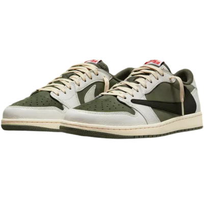 Travis Scott x Air Jordan 1 Low Medium Olive купить в интернет-магазине Kicksmania