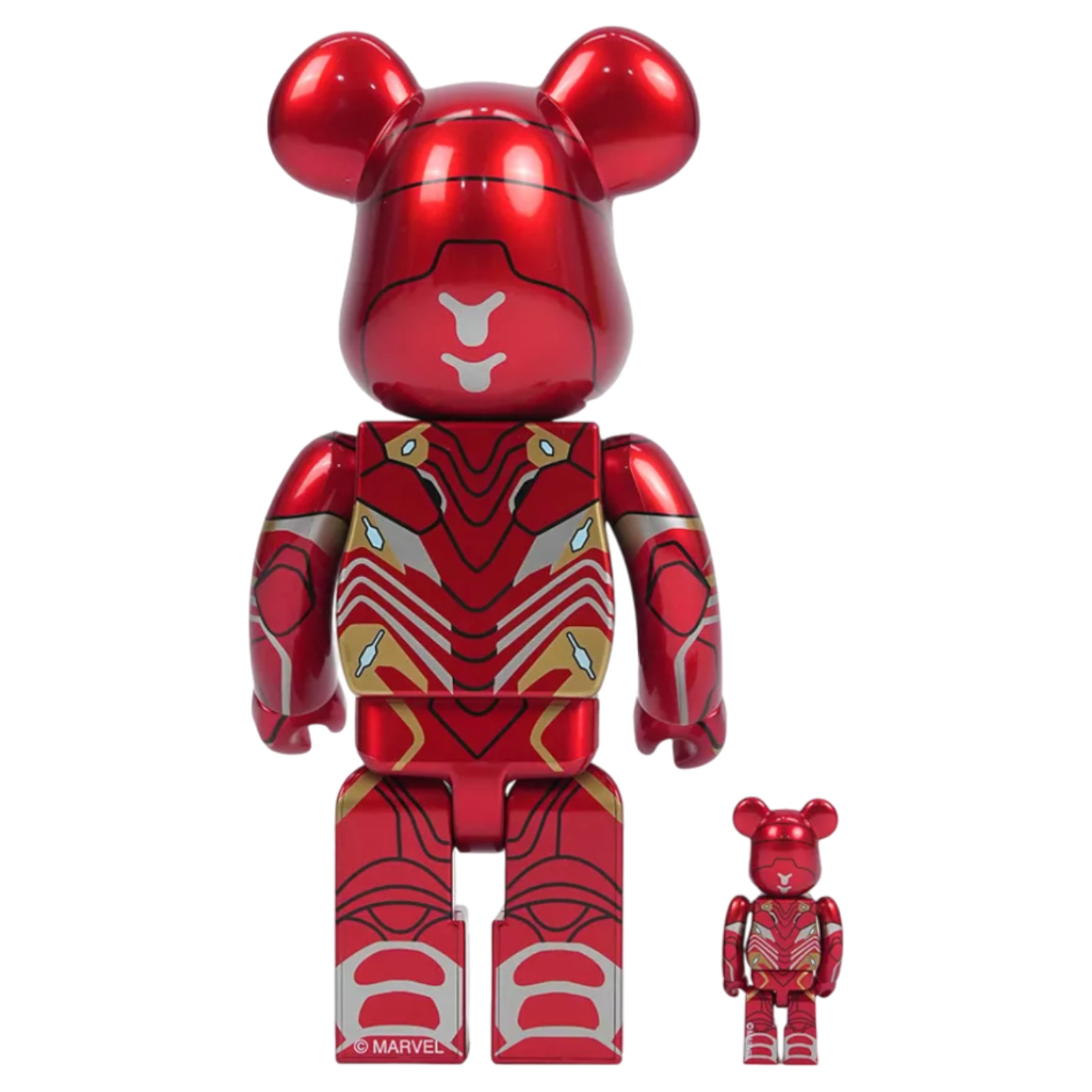 Iron man bearbrick 400 clearance