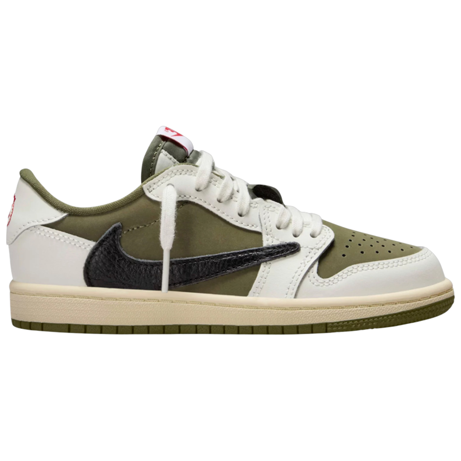 Travis Scott x Air Jordan 1 Low Medium Olive Kids KicksMania