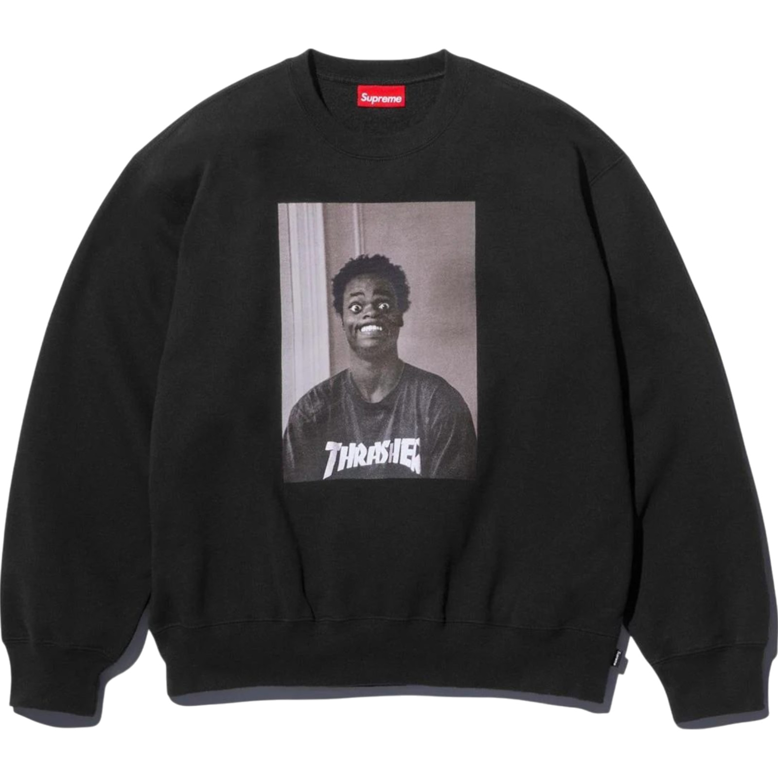 Свитшот Свитшот SUPREME X THRASHER HAROLD Black купить с доставкой