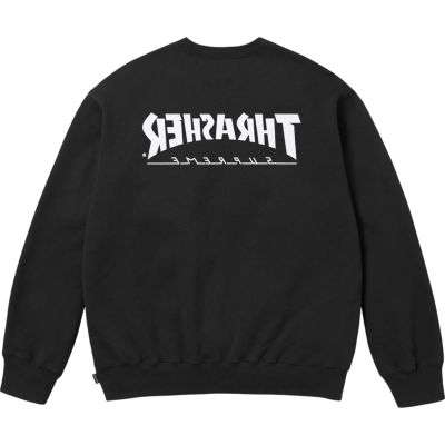 Свитшот SUPREME X THRASHER HAROLD Black купить в интернет-магазине Kicksmania
