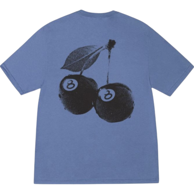 Футболка Stussy Cherries Blue купить в интернет-магазине Kicksmania
