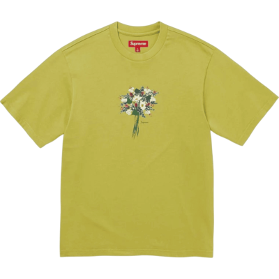 Футболка Supreme Bouquet Lime купить в интернет-магазине Kicksmania