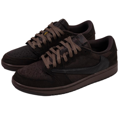 Travis Scott x Air Jordan 1 Low Velvet Brown купить в интернет-магазине Kicksmania