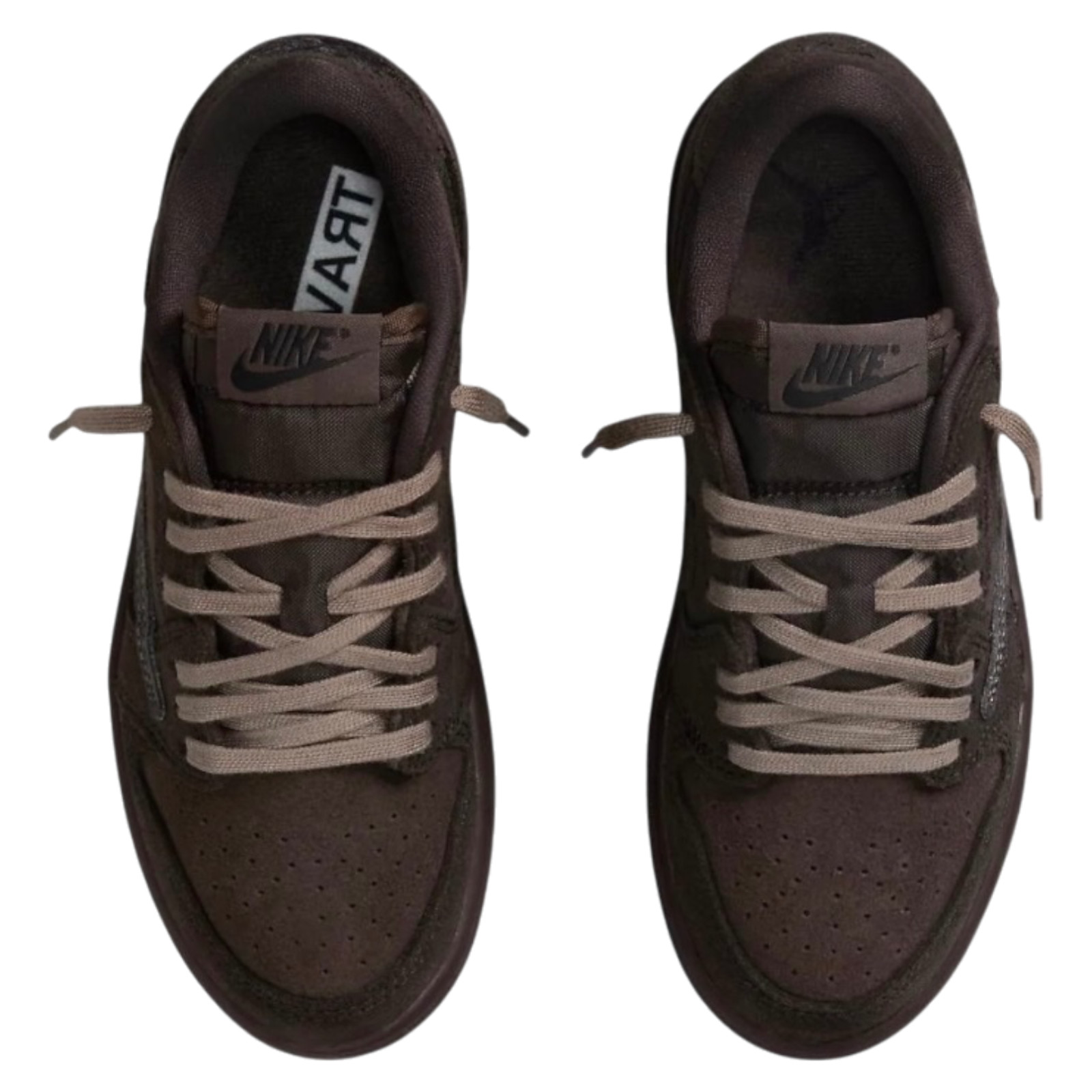 Travis Scott x Air Jordan 1 Low Velvet Brown Kids купить с