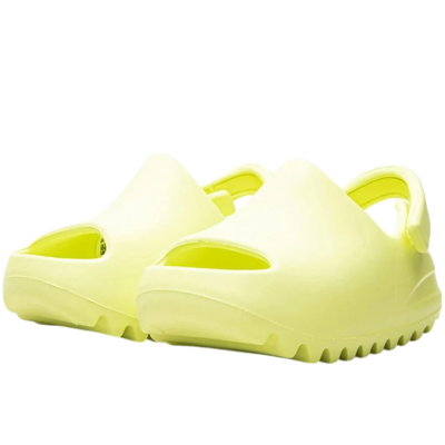 Yeezy Slide Glow Green Kids купить в интернет-магазине Kicksmania