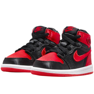Air Jordan 1 High Satin Bred Kids купить в интернет-магазине Kicksmania
