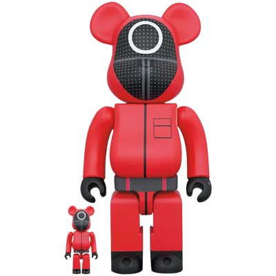 BearBrick Squid Game Circle 400% + 100% купить в интернет-магазине Kicksmania