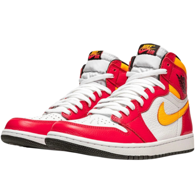 Air Jordan 1 Retro High Light Fusion Red купить в интернет-магазине Kicksmania