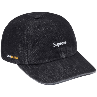 Кепка Supreme Cordura Denim Black купить в интернет-магазине Kicksmania