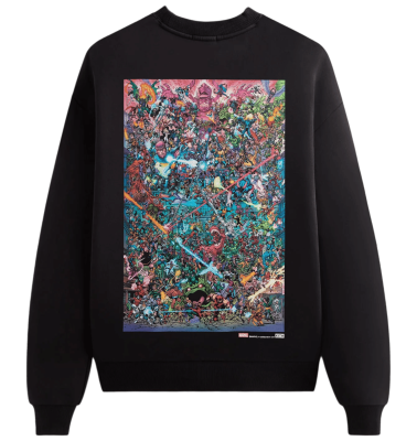 СВИТШОТ KITH X MARVEL VILLAINS CLASH VINTAGE NELSON купить в интернет-магазине Kicksmania