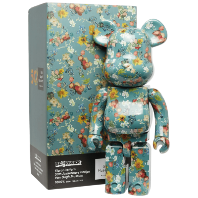 Вearbrick x Van Gogh Museum Floral Pattern 50th Anniversary 400%+100% купить в интернет-магазине Kicksmania