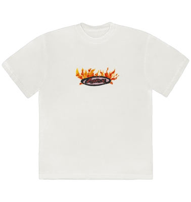 Футболка Travis Scott Cactus Jack Flame White купить в интернет-магазине Kicksmania