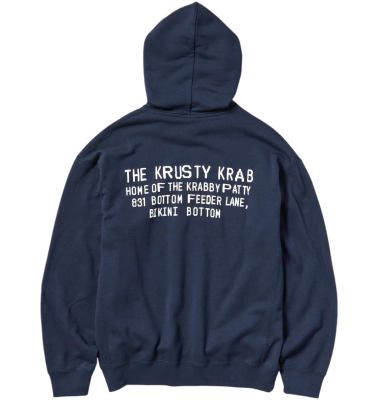 Толстовка Sponge Bob x UNIQLO x Cactus Plant Flea Market Navy купить в интернет-магазине Kicksmania