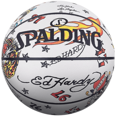 Баскетбольный мяч Ed Hardy x Spalding купить в интернет-магазине Kicksmania