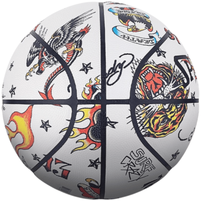 Баскетбольный мяч Ed Hardy x Spalding купить в интернет-магазине Kicksmania