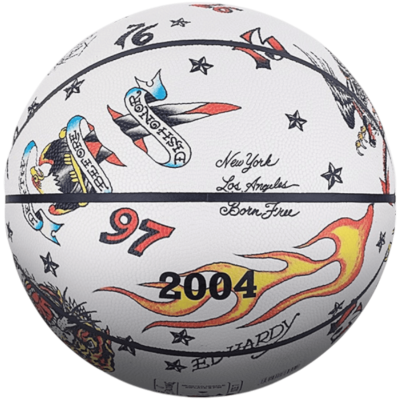 Баскетбольный мяч Ed Hardy x Spalding купить в интернет-магазине Kicksmania