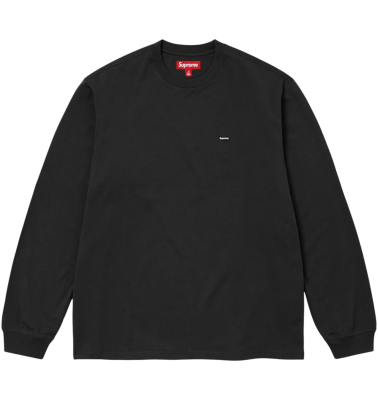 Лонгслив Supreme SMALL BOX Black купить в интернет-магазине Kicksmania